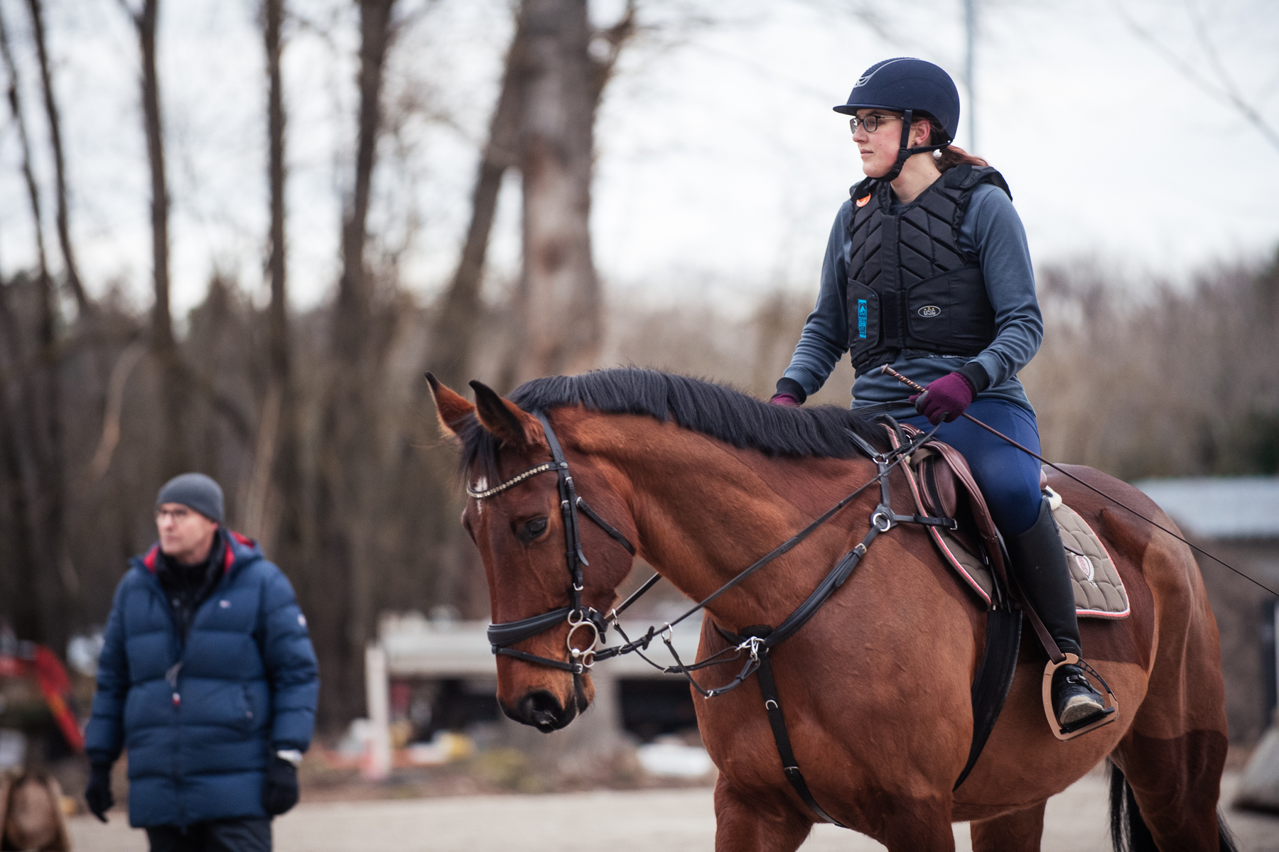 Geländetraining von Laura und Cedric in Gravenbruch