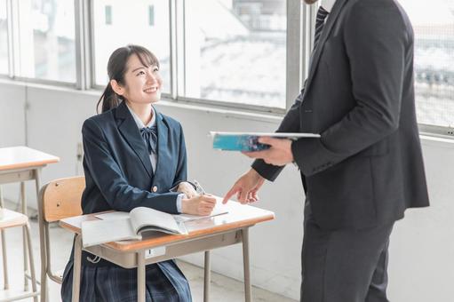 卒業生のお子さんの指導