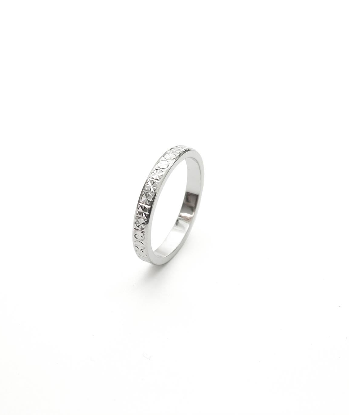 Alliance Diamond Cut en or blanc 14K