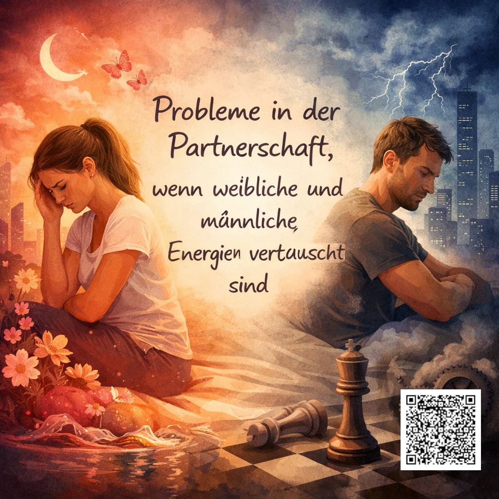 Probleme in der Partnerschaft, wenn weibliche und männliche Energie vertauscht sind