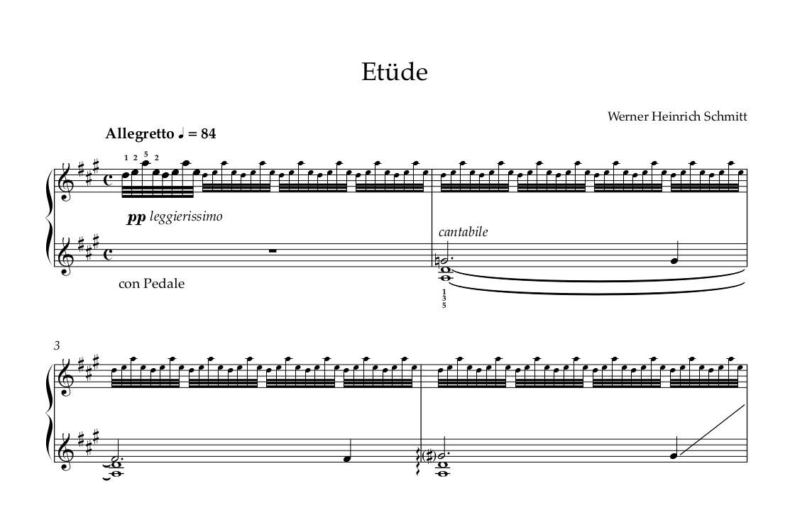 NOTEN MEINER WERKE - SCORES OF MY COMPOSITIONS