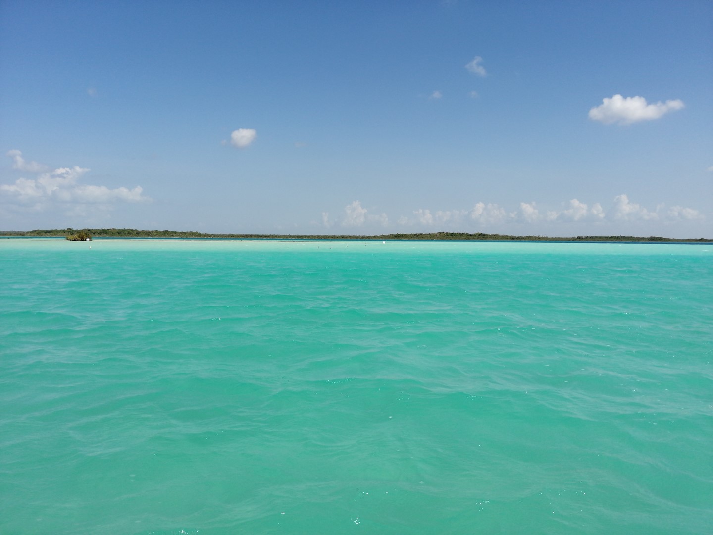 L'eau est magnifique et DOUCE en plus !!!