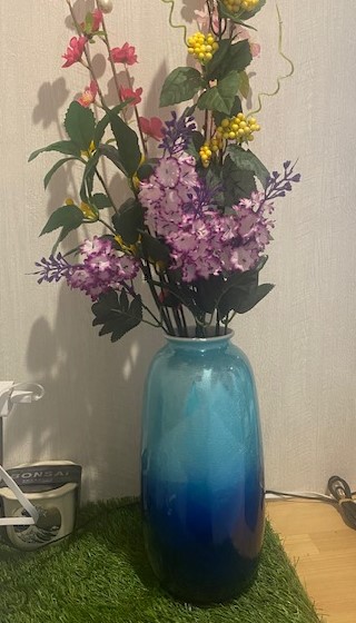 花瓶と地震