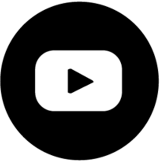 icono negro youtube