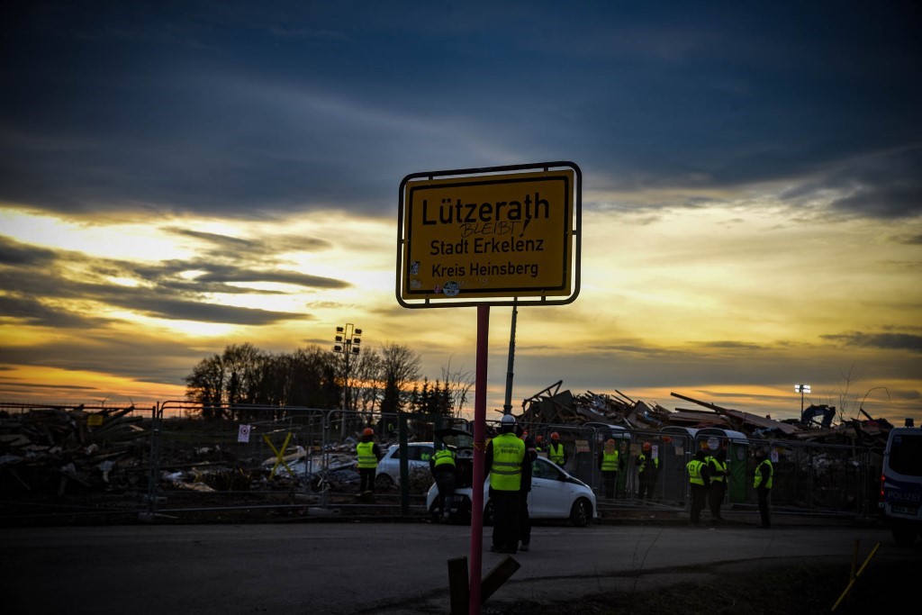 Der Ortseingang von Lützerath (Foto: Alexander Frank)