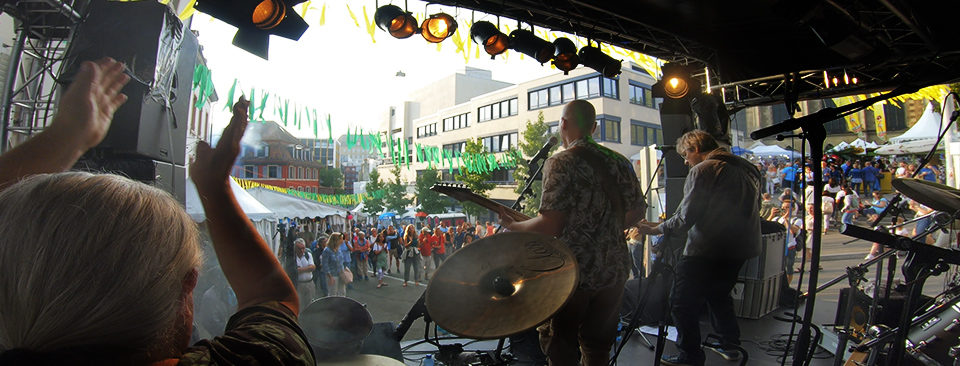 Konzert am Klosterbergfest 2022, Bühne des Atlantis Basel