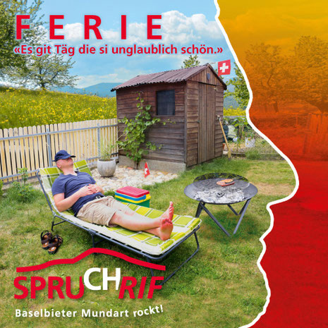 Spruchrif Album Ferie – Text Keis Liechtli brennt