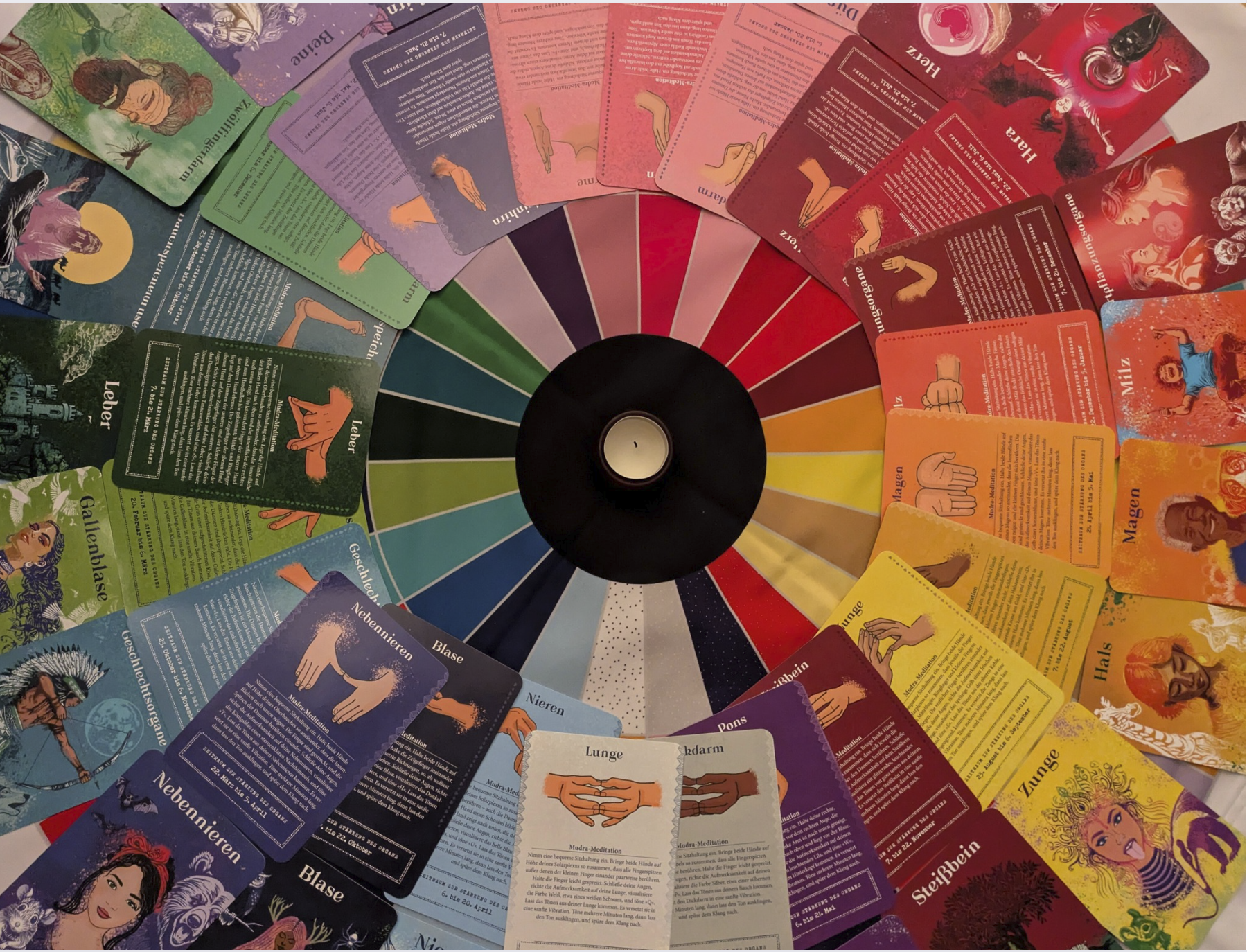 Die Kraft der Organe – das neue Organkartendeck zur Stärkung aller 24 inneren Organe. Basierend auf dem Buch: Der Organkalender des Tibetan Pulsing.