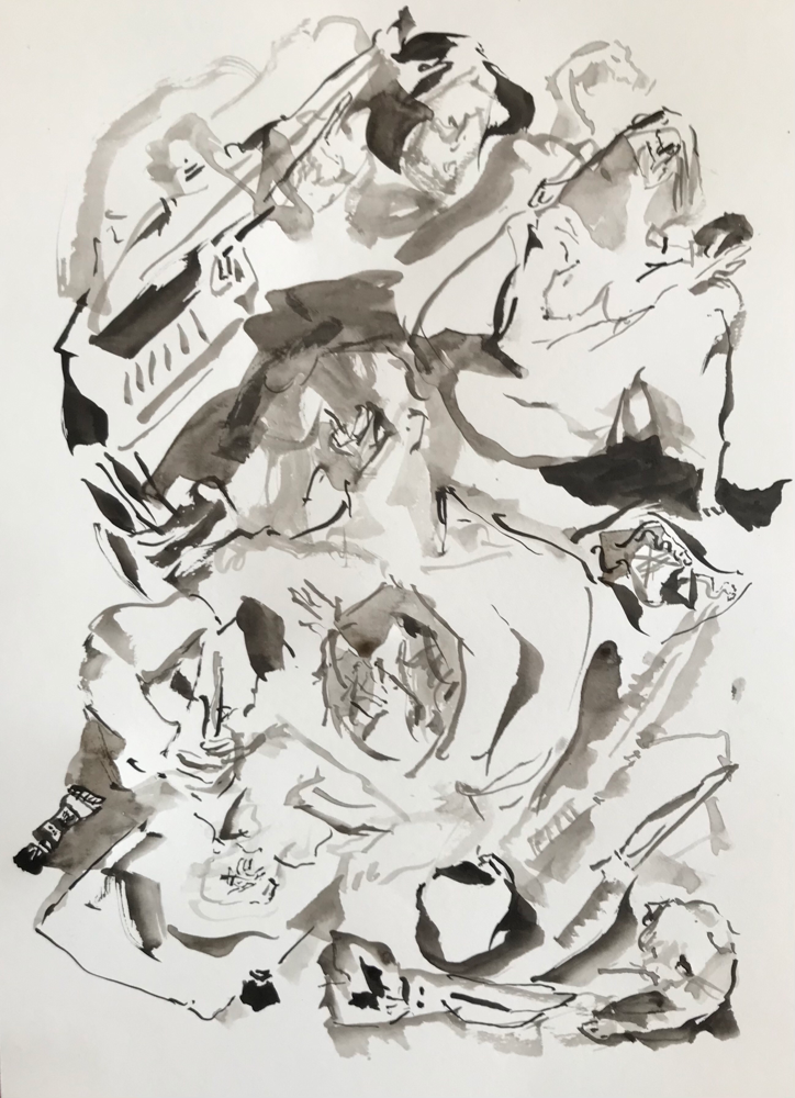 Untitled, ink on paper cm 29,7x21, 2022