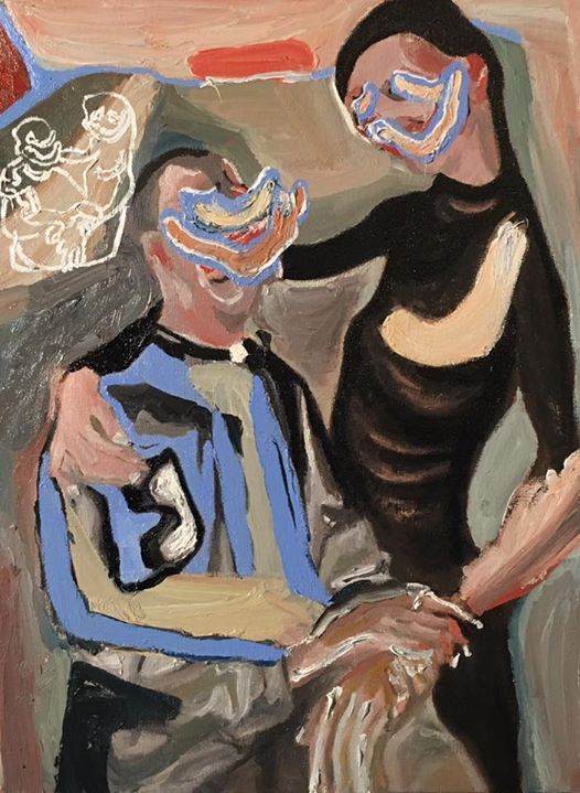 Thermocline Otto Dix, oil on canvas cm 30x40, 2016