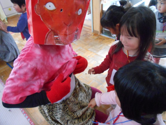 節分会 かやの木保育園 中津川市