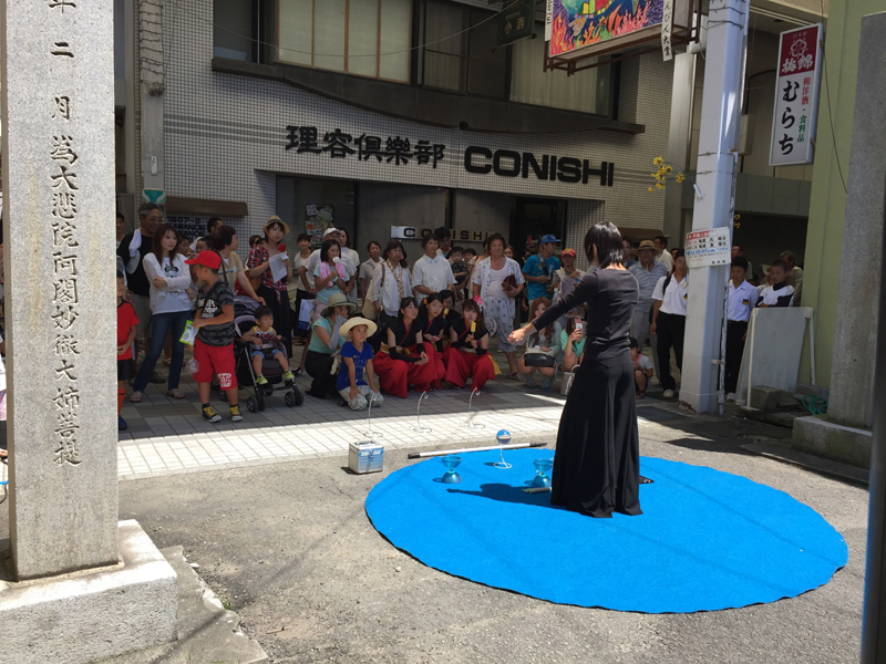 大道芸の共演 SYO