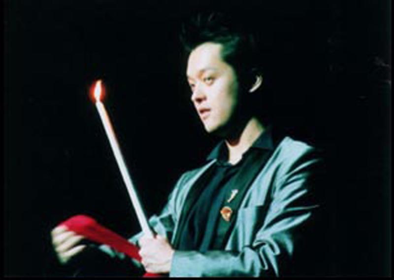 大道芸の共演 YOHEY
