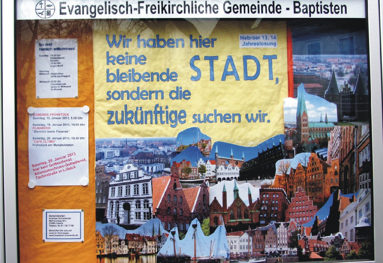 Jahreslosung 2013 Schaukasten