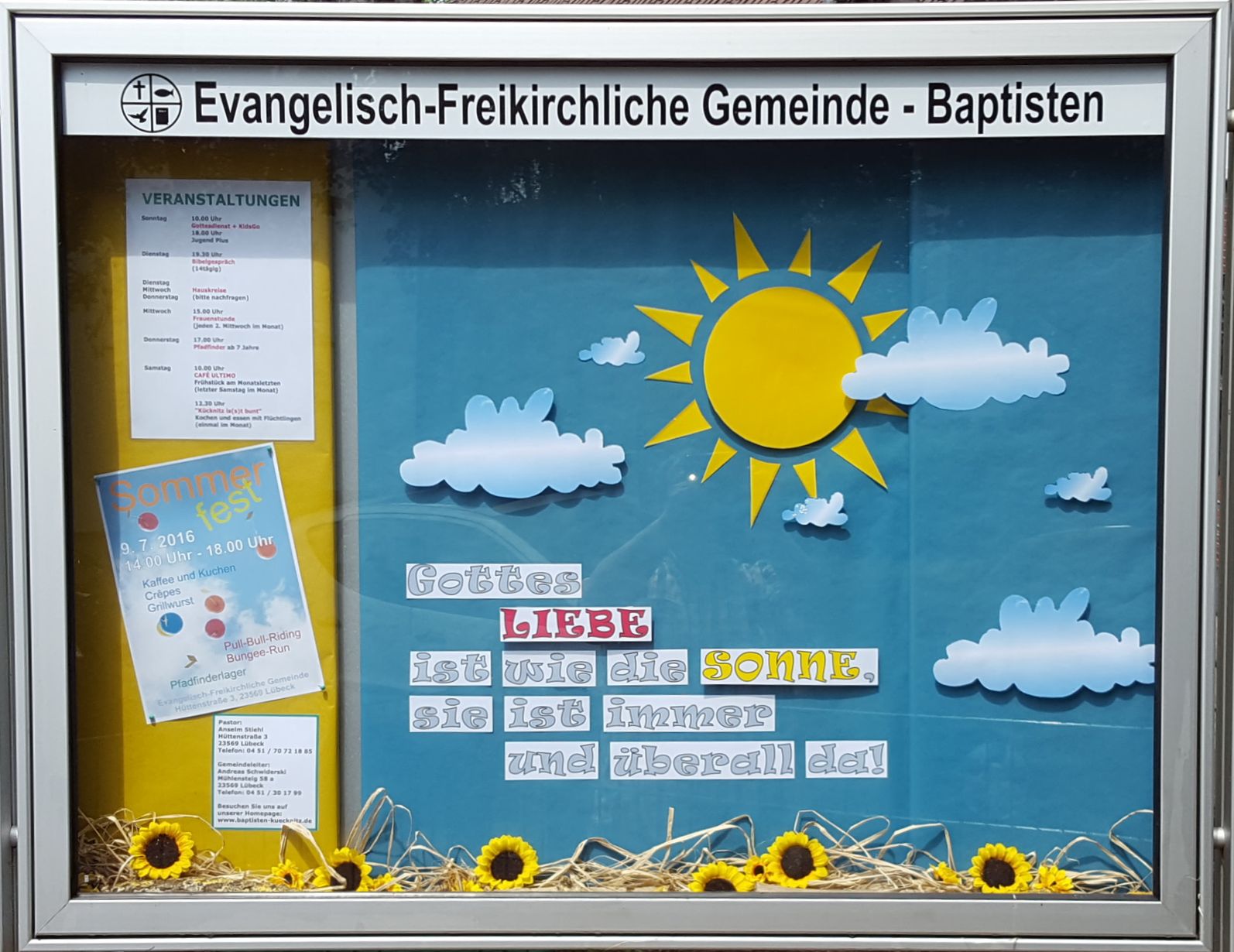 Gottes Liebe ist wie die Sonne