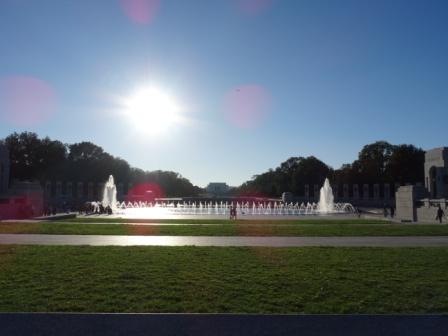 Lincoln Memorial und World War 2 Memorial