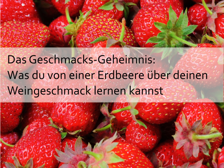 Das Geschmacks-Geheimnis: Was du von einer Erdbeere über deinen Weingeschmack lernen kannst