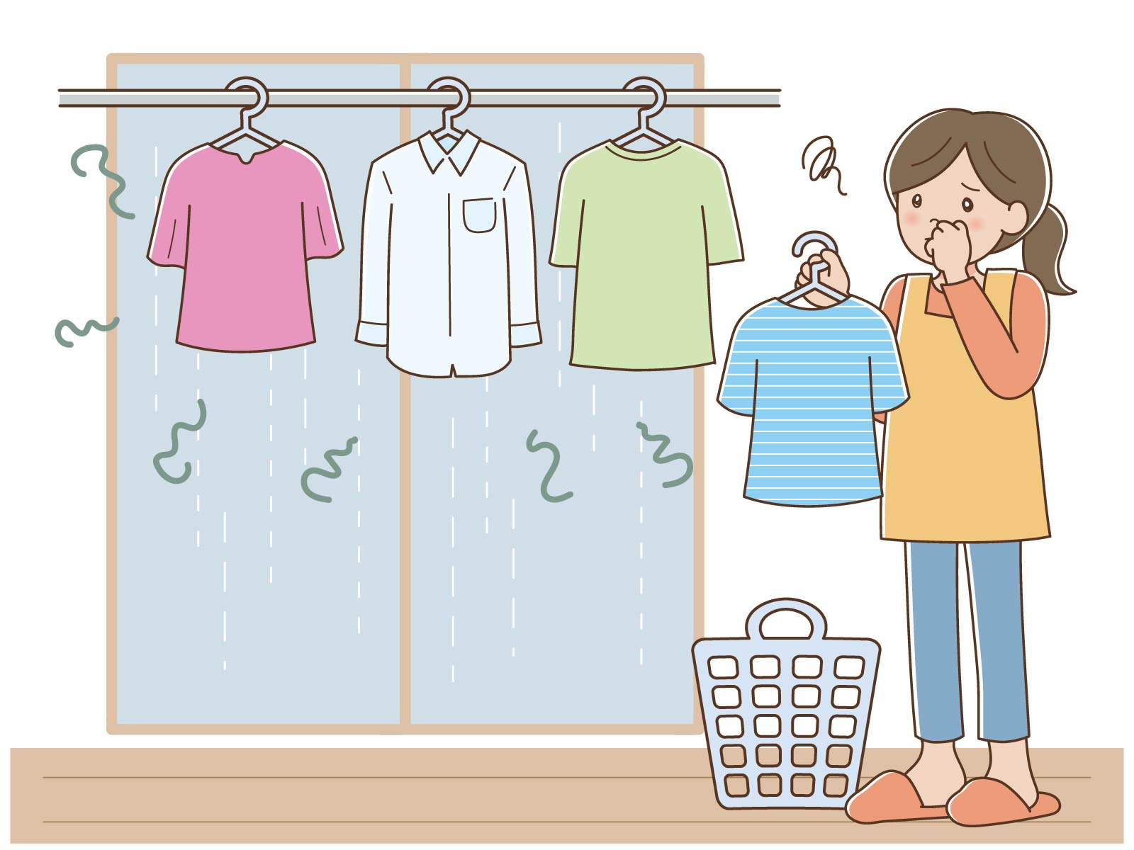 梅雨時期の室内干し対策