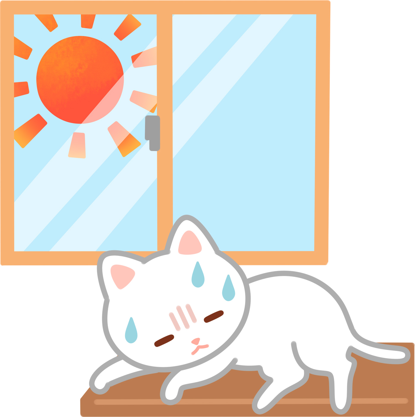 夏の日差し対策は「外側」がポイントです