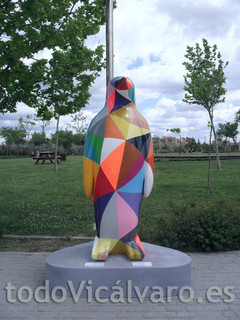 Pingüinos solidarios Faunia. Parque Valdebernardo