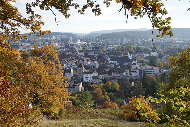 ...und die Aussicht auf Brugg geniessen.