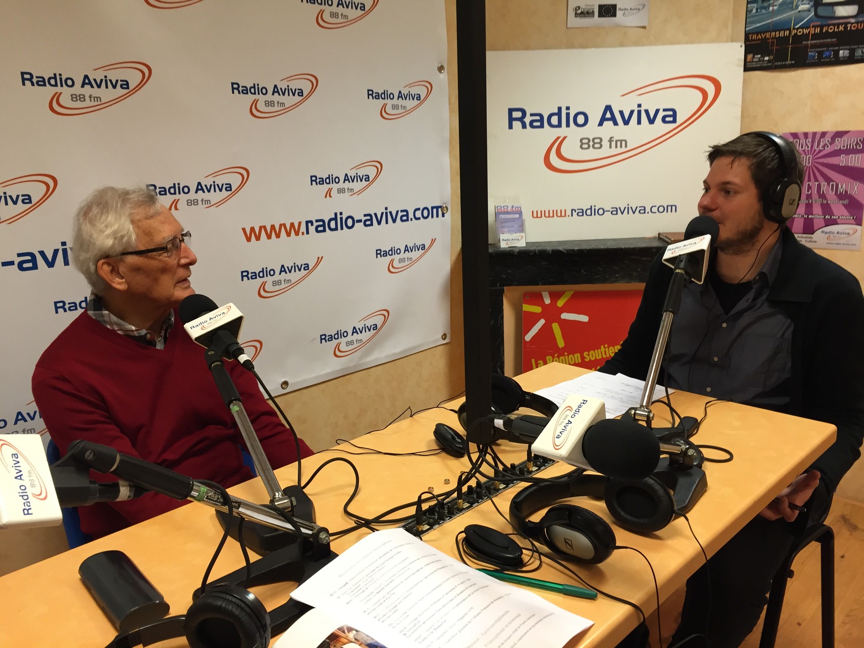 Interview de Paul-Marcel Lemaire à radio Aviva