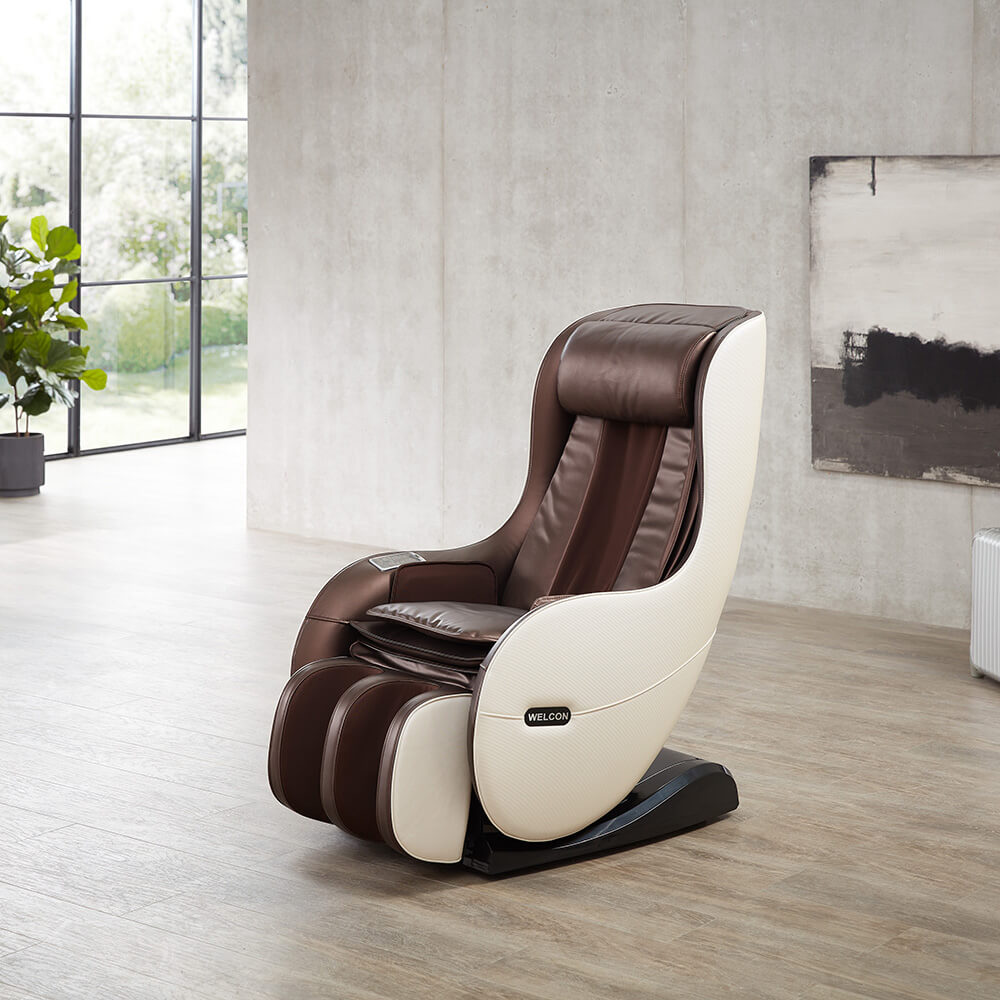 WELCON Easyrelaxx Massagesessel braun-beige