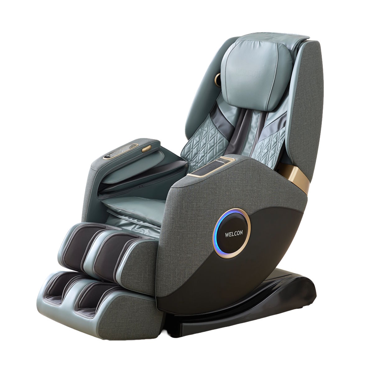 WELCON Easyrelaxx Massagesessel Plus grau schwarz