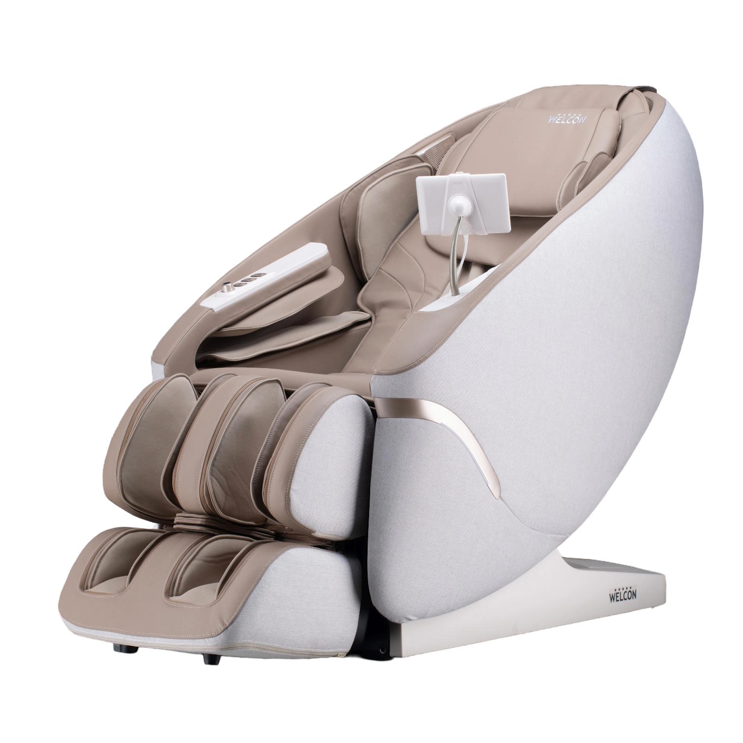 WELCON MAXXCARE® Massagesessel beige-braun