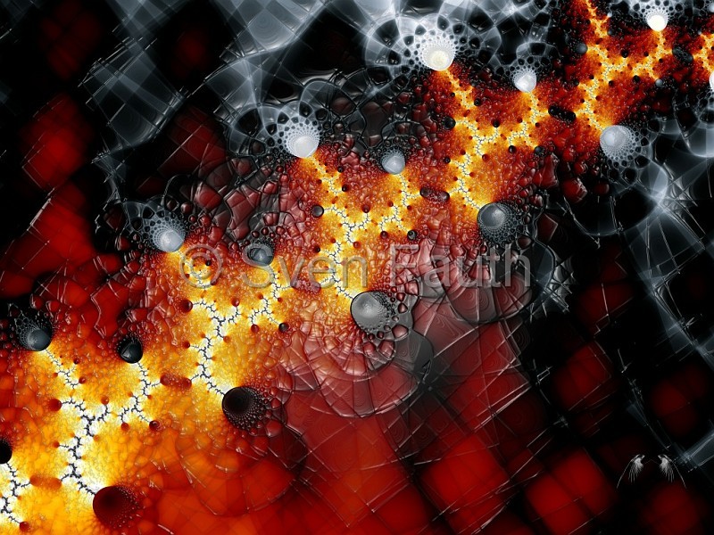 Fraktal "Lava" | Alu-Dibond | 150x100cm | 750,00 € | © Sven Fauth