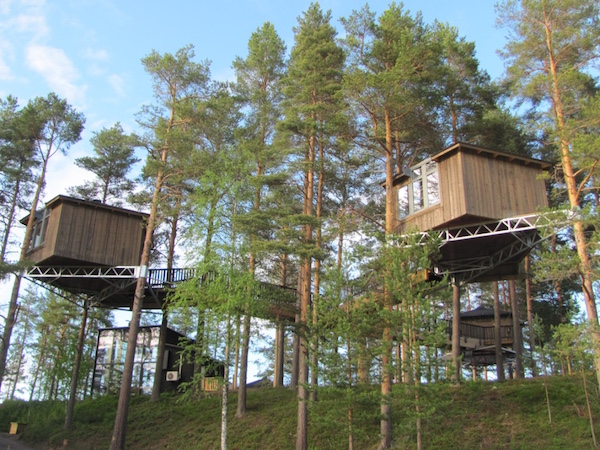 Baumhäuser / Vogelnester Granö Beckasin