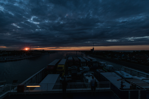 Die Fähre von Trelleborg nach Rostock. 