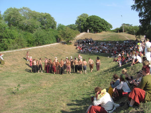 Barbaren Football auf der Medeltidsveckan, Visby Gotland 2018