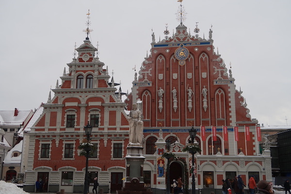 Schwarzhäupterhaus in Riga am Rathausplatz