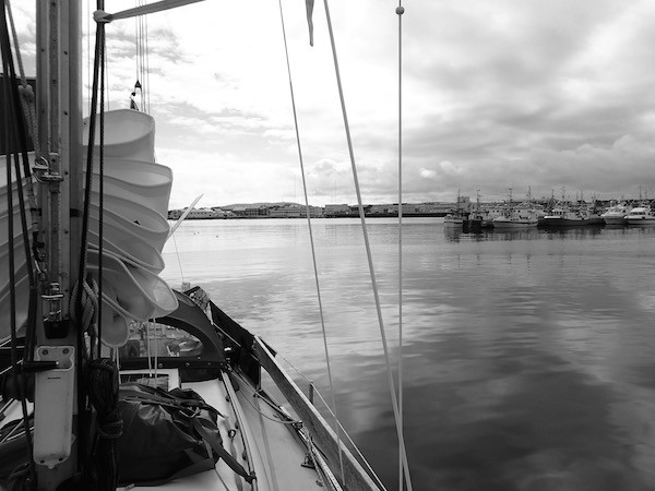 Pouncer´s Blick auf Vardø, Norwegen.