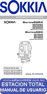 manual de usuario ficha tecnica programas estacion total sokkia