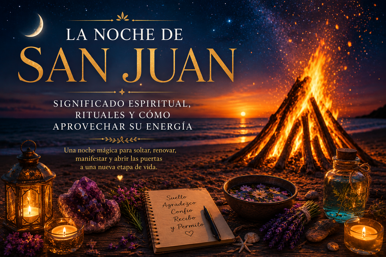 La Noche de San Juan: significado Espiritual, rituales y cómo aprovechar su energía