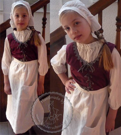 Kindergewand Maid