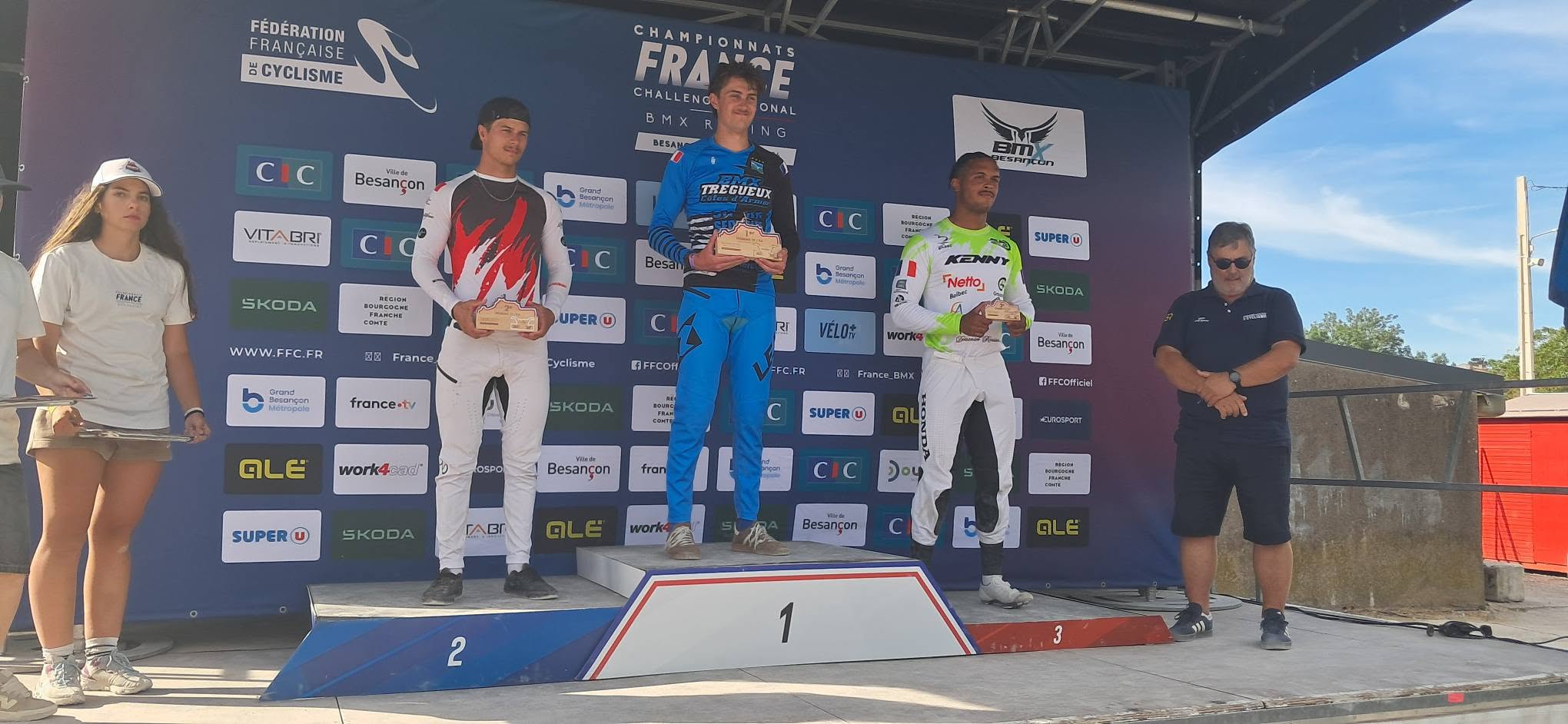 Adrien BAMBA (CO Bolbec Nointot) 3ème Championnats de France BMX