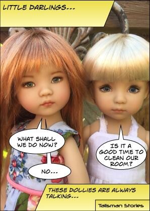 Dianna Effner dolls, Little Darlings talk, Talisman Stories, hiyadolly.com