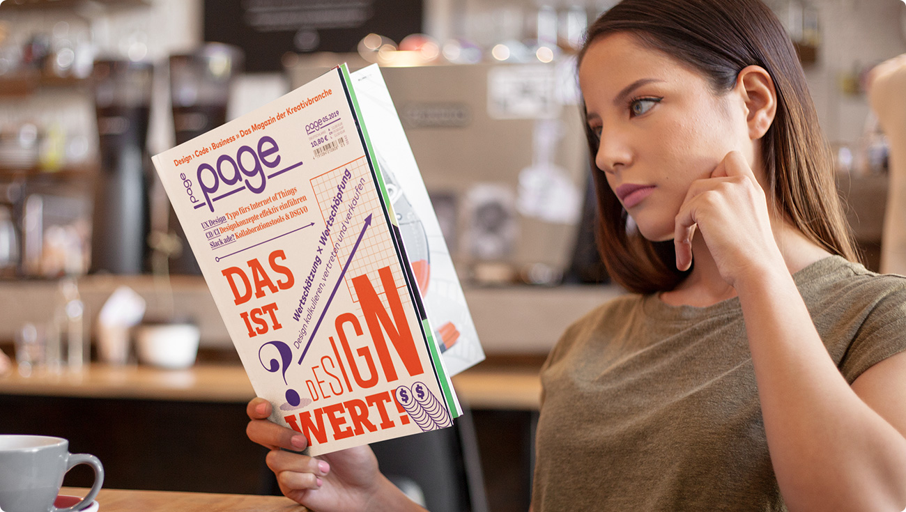 PAGE Logodesign Ansichtsbeispiel