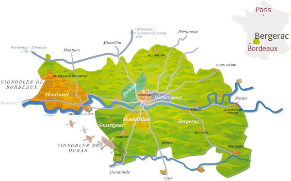Bergerac wine region
