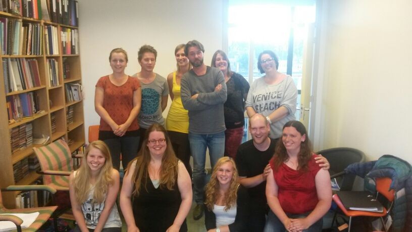 De deelnemers van Into the woods