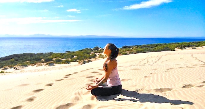 Yoga Urlaub Spanien Burnout