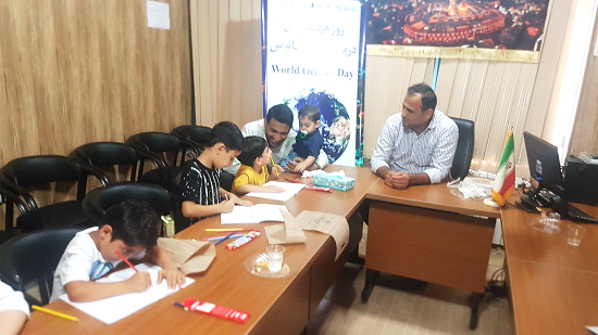 One-day Course for children on the sea and the marine environment and a painting competition (Caspian Sea Oceanographic Centre - Nowshahr), 8th June