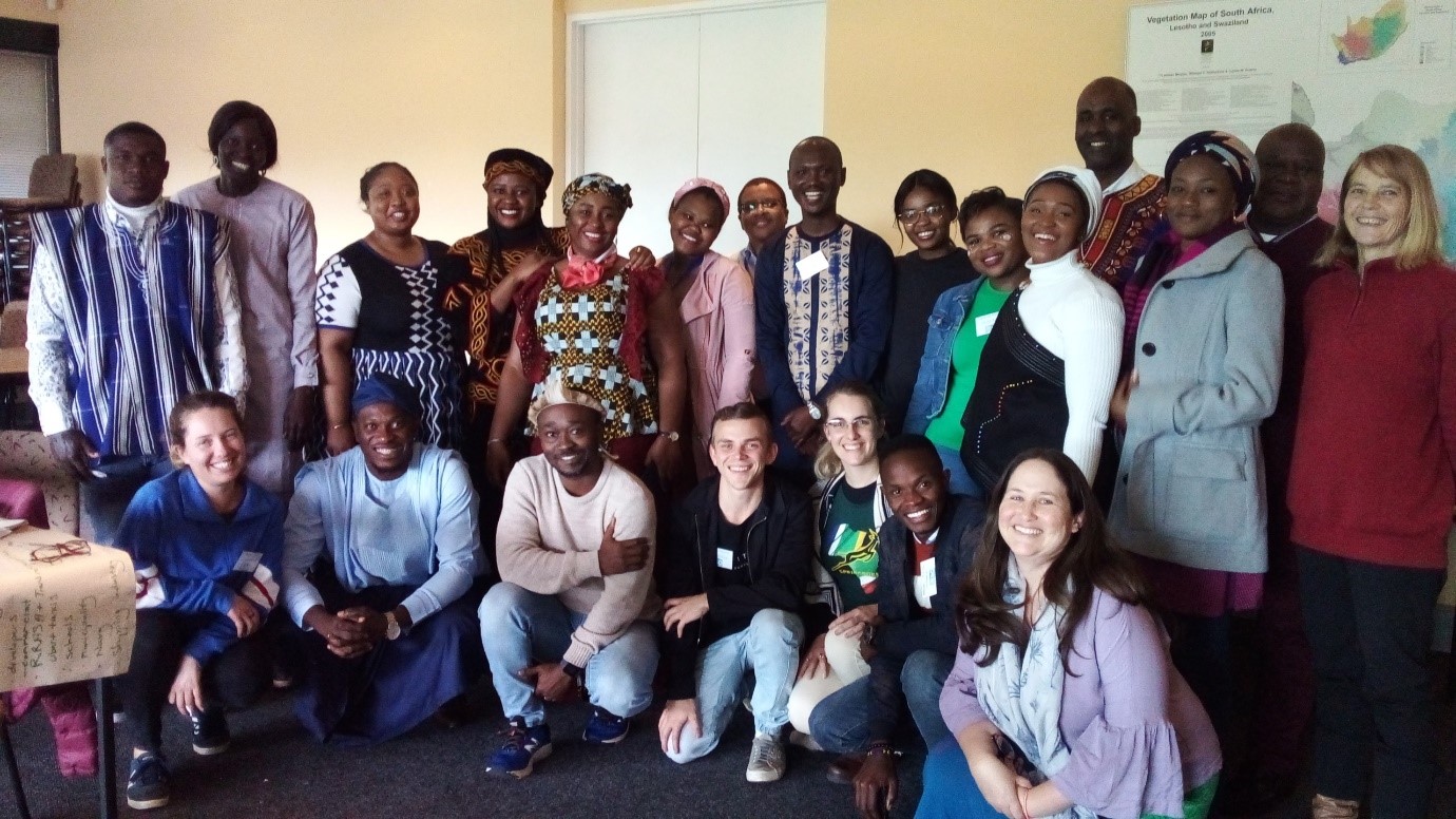 Participants group photo, together with J Beaumont, Director IOI (1st right standing), Shannon Hampton, Programme Manager IOI SA (bottom right)