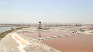 Changelu Salt Farm in Hangu Distict, Tianjin