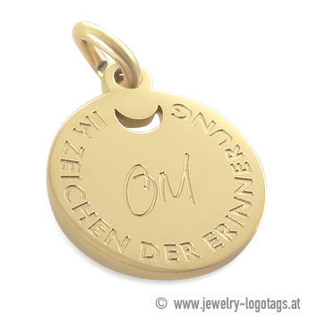 Customized jewelry tag.