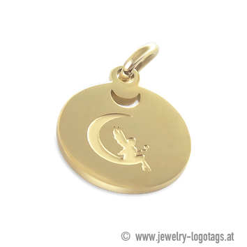 Plaques pour bijoux avec logo gravé.