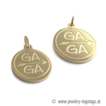 Engraved jewelry tags